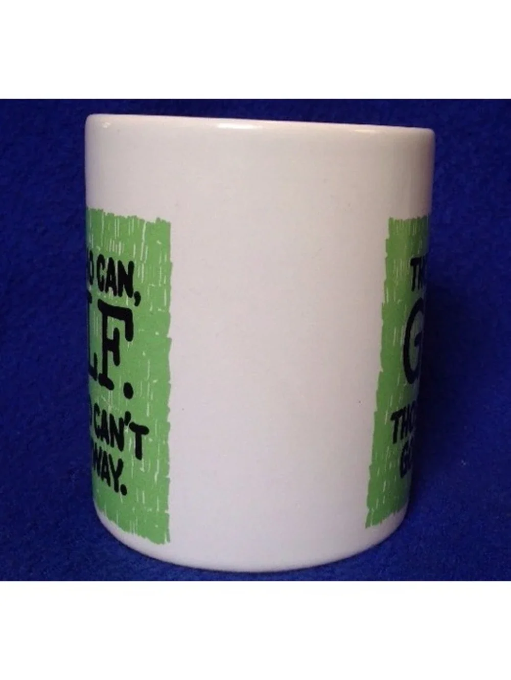 Shoebox Greetings Golf Mug Those Who Can Those Who Can't Golfer Gift Fathers Day